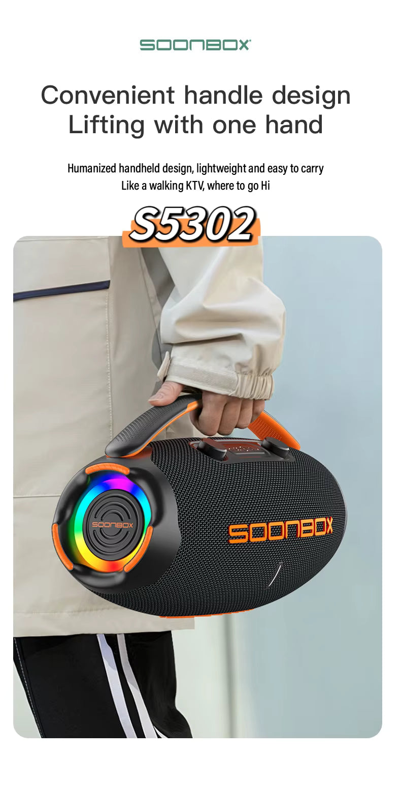 Soonbox S5302 RGB Wireless Outdoor Speaker Soonbox S5302 RGB Wireless Outdoor Speaker